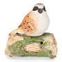 Ipae Progarden Figura Decorativa Pájaro con Sensor de Movimiento y Sonido, 12.5 cm, Polipropileno, Modelos Variados