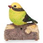 Ipae Progarden Figura Decorativa Pájaro con Sensor de Movimiento y Sonido, 12.5 cm, Polipropileno, Modelos Variados