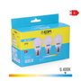 Edm Kit de 3 bombillas esféricas LED E27 5W 400lm 6400K luz fría