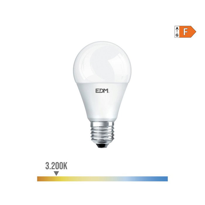 Edm Bombilla Estándar LED E27 10W 932 Lm 3200K Luz Cálida Ø6 x 10,8 cm Edm Bombilla Estándar LED E27 10W 932 Lm 3200K Luz Cálida Ø6 x 10,8 cm
