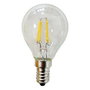 Edm Bombilla esférica con filamento LED E14 4 W 500 lm 3200 K luz cálida ø4,5 x 7,8 cm