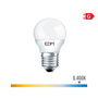 Edm Bombilla Esférica LED E27 6W 500 lm Luz Fría 6400K Ø4,5 x 8 cm