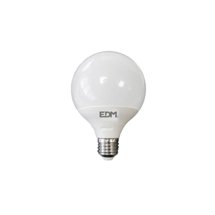 Edm Bombilla Globo LED E27 10W 932lm 6400K Luz Fría