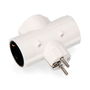 Edm Clavija Triple Schuko 16A 250V 3680W Blanca