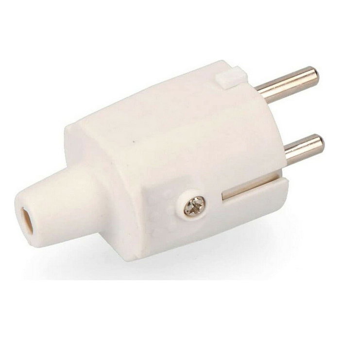 Edm Clavija de goma 10/16a 250v t/tl ip44 4,8mm blanca