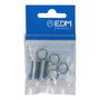 Edm Rosca 20 mm con Tuerca Métrica 10/100 Acero Pack 2 Unidades