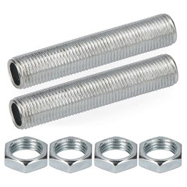 Edm Rosca 50 mm con tuerca 10/100 (envasadas) - 2 roscas y 4 tuercas de acero