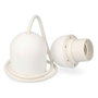 Edm Conjunto colgante blanco E27 80cm