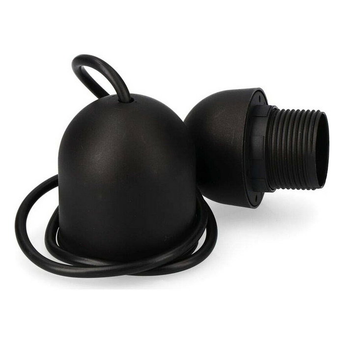 Edm Conjunto colgante negro E27 de 80cm