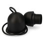 Edm Conjunto colgante negro E27 de 80cm