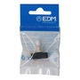 Edm Interruptor Unipolar de Baquelita 6A 250V Negro 24x12x26 mm