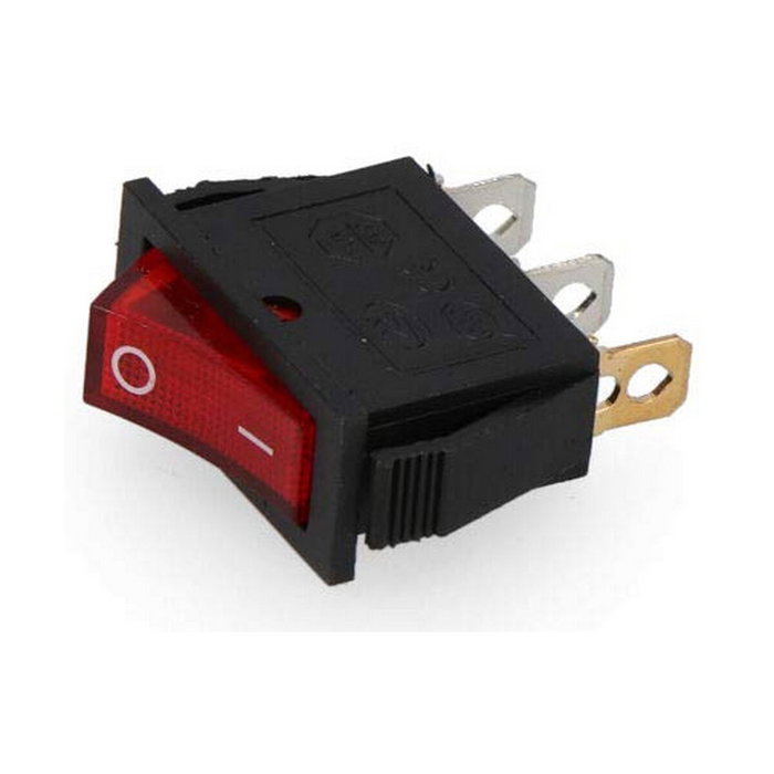Edm Interruptor luminoso empotrado estrecho 16a Negro Edm Interruptor luminoso empotrado estrecho 16a Negro