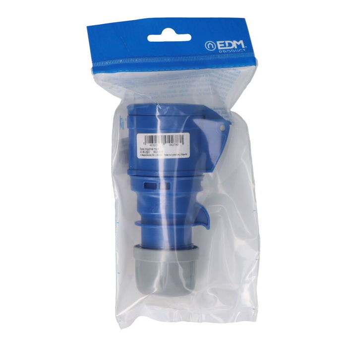 Solera Base Aerea 2P+T Azul 16A 250V~ IP44