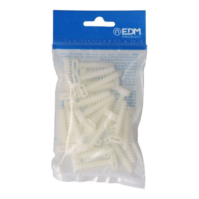 Edm Taco para Brida N°8 Blanco 25 Unidades