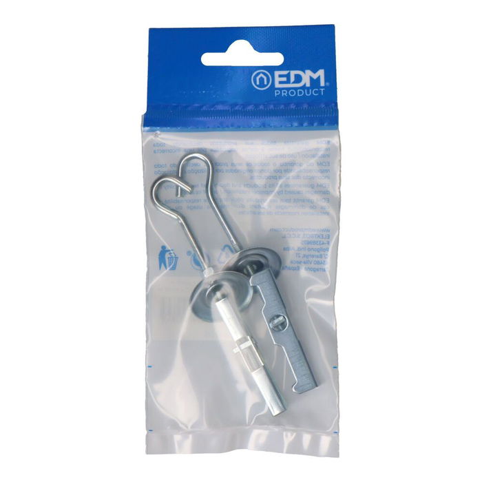 Lapafil Gancho Basculante M-4 Blister 2 Unidades Metal Color Plaza