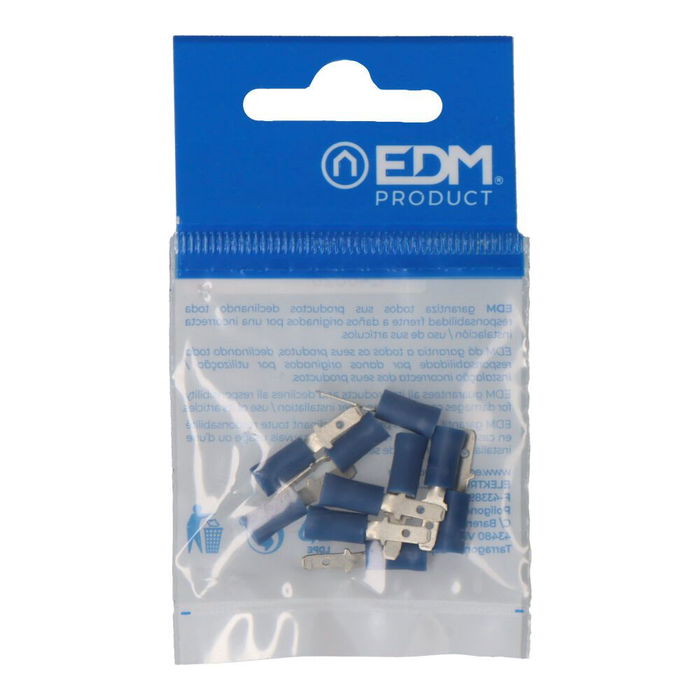 Edm Terminal Faston Macho Preaislado 2,8 mm Blister 10 Uds