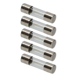 Edm Fusible 6 x 24 mm 10 A con indicador de fusión (5 unidades)