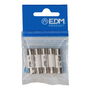 Edm Fusible mt00 8,5 x 31,5 mm 16A Cerámica Blanco Ticinio Envasado 5 Unidades