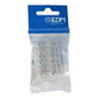 Edm Regleta de Conexion 2.5 mm a 4 mm, 12 Conectores, Blanca, Homologada