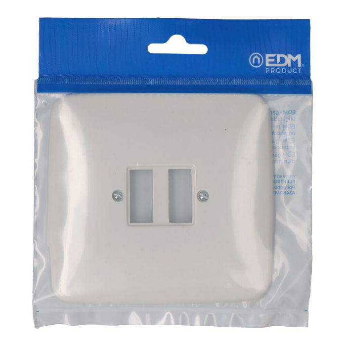 Solera 421 Placa 2 elementos grande Estrella blanca S-Estrella 120 x 115 mm