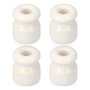 Edm Aislador para cable trenzado blanco (4 unid.)