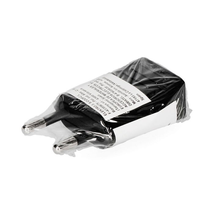 Edm Clavija Bipolar Negra 10A 250V 4mm Retractilada