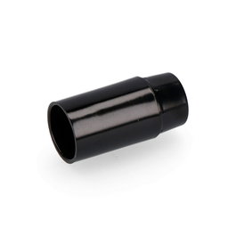 Edm Portalámparas Refractilado E14 Negro de Baquelita Reforzado Tensión 250V Salida Frontal