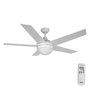 Edm Ventilador de techo Adriatico blanco con 5 aspas reversibles y mando a distancia
