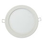 Edm Downlight LED empotrable redondo 20 W, luz fría 6400 K, 1500 lm, blanco Ø22,5 cm