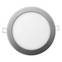 Edm Downlight LED empotrable redondo 20 W luz fría cromado