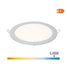Edm Downlight LED empotrable redondo 20 W luz fría cromado
