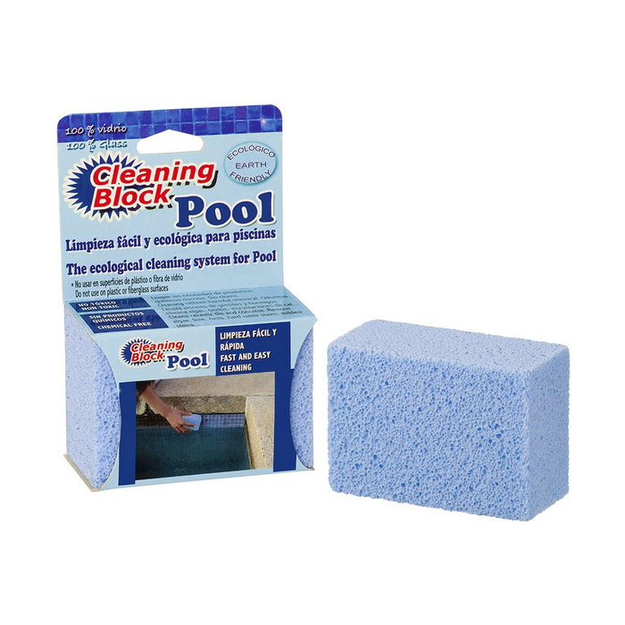 Clean Mat Bloque de limpieza para piscina con solapa individual Azul