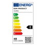 Edm Regleta LED 48W 4000K Luz Día 4700Lm 150x3,1x12cm IP20 Blanco