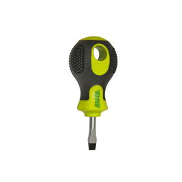 Mota Herramientas Destornillador Plano DPL0502 5.5 x 25 mm Extra Corto Varilla Redonda Cromo Vanadio