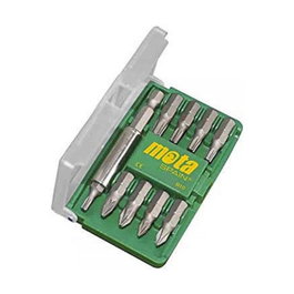 Mota Herramientas Juego de 9 Puntas con Adaptador Magnético de 25 mm