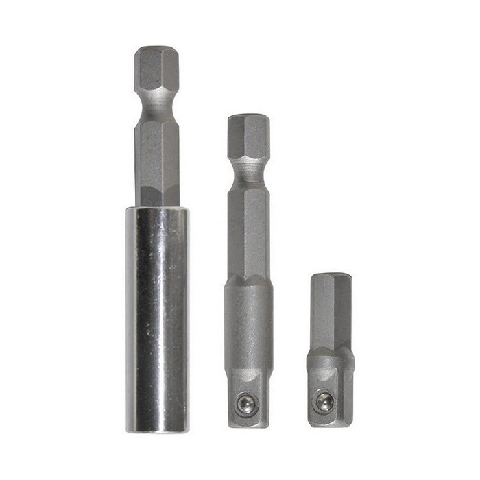 Mota Herramientas Adaptadores hexagonales punta bola 50 mm 1/4 pulg, 10 uds