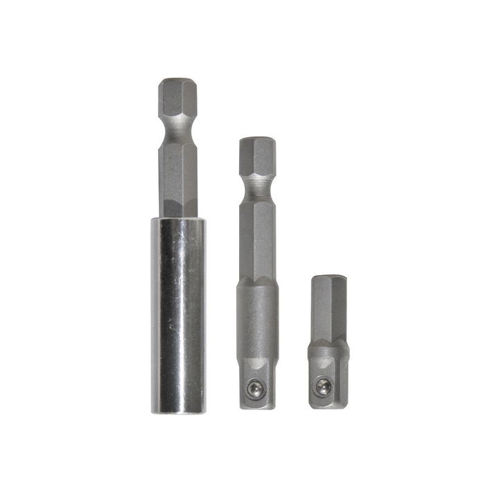 Mota Adaptador Hexagonal Magnético 1/4'' x 60 mm, Juego de 5 Piezas, Acero, Modelo BAM1060