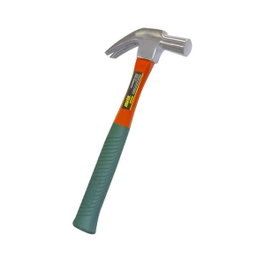 Mota Herramientas Martillo encofrador pulido con mango de fibra de vidrio 27 mm