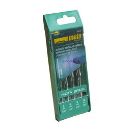 Mota Herramientas Broca Widia Wj4 Juego 4 Piezas Carburo de Tungsteno Ø5-6-8-10 mm para Granito Ladrillo Mosaico Baldosas