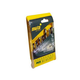 Mota Herramientas MCJ9 Juego de 9 Brocas para Metal, Madera y Mampostería Ø5 - 6 - 8 mm de Carburo de Tungsteno
