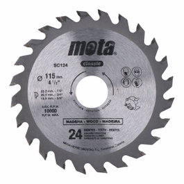 Mota Herramientas Sierra circular widia ø115 mm 24 dientes