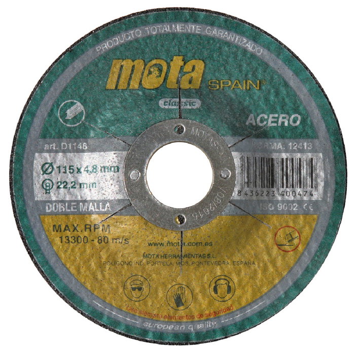 Mota Herramientas Disco de desbaste ø115 x 4,8 x 22,23 mm