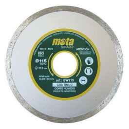 Mota Herramientas Disco diamantado liso para corte húmedo ø230 mm