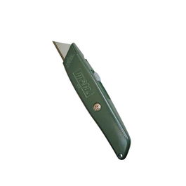 Mota Herramientas C100 Cúter Metálico Retráctil Hoja Trapezoidal Traba Manual 155 mm - 6"