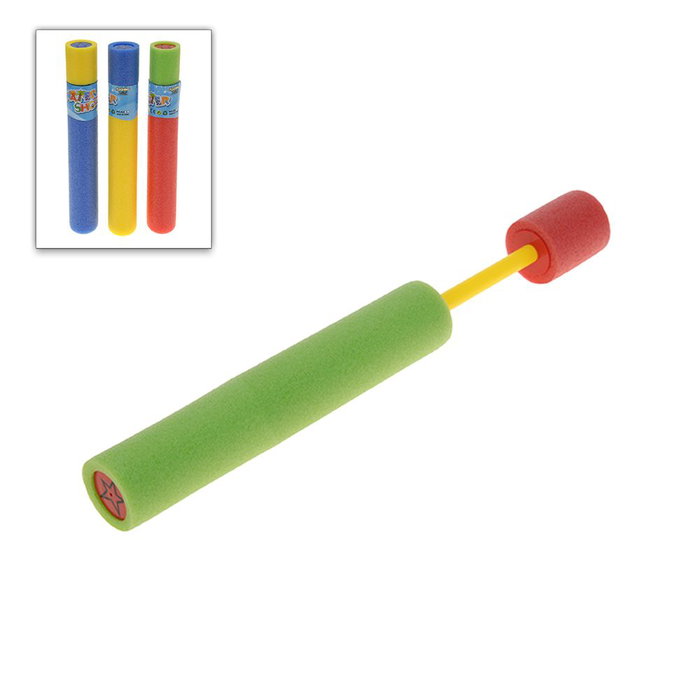 Water Fun Pistola de Agua de Espuma Ø5x44,5cm Colores Surtidos Water Fun Pistola de Agua de Espuma Ø5x44,5cm Colores Surtidos