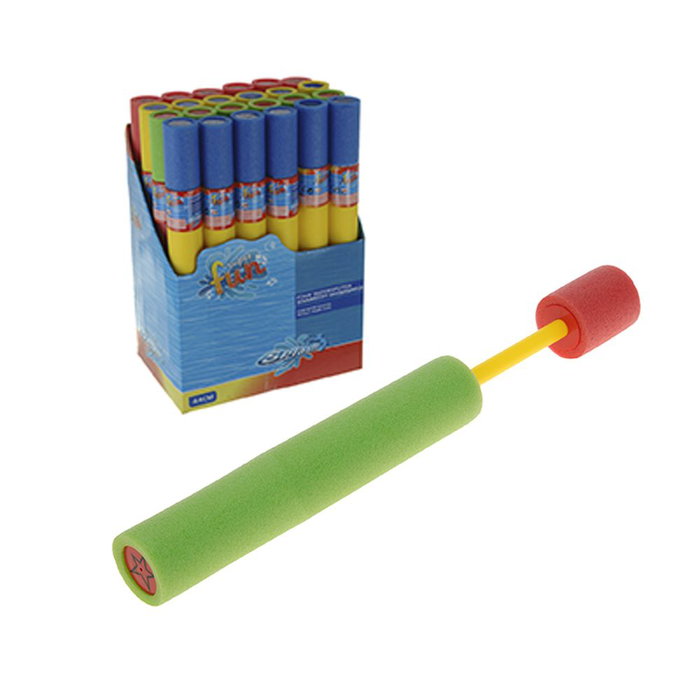 Water Fun Pistola de Agua de Espuma Ø5x44,5cm Colores Surtidos Water Fun Pistola de Agua de Espuma Ø5x44,5cm Colores Surtidos