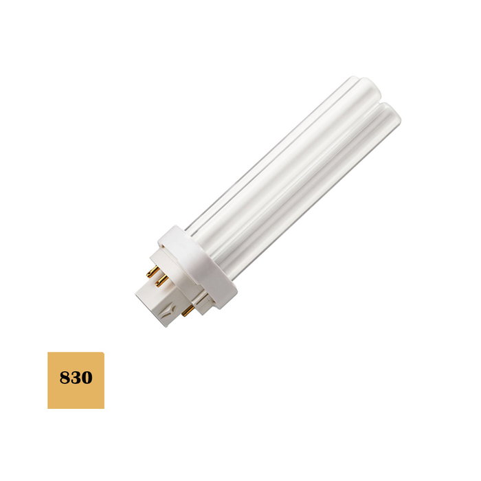 Bombilla bajo consumo 26 W 4 pins g24 3000k luz calida 1800 lm 163mm Bombilla bajo consumo 26 W 4 pins g24 3000k luz calida 1800 lm 163mm