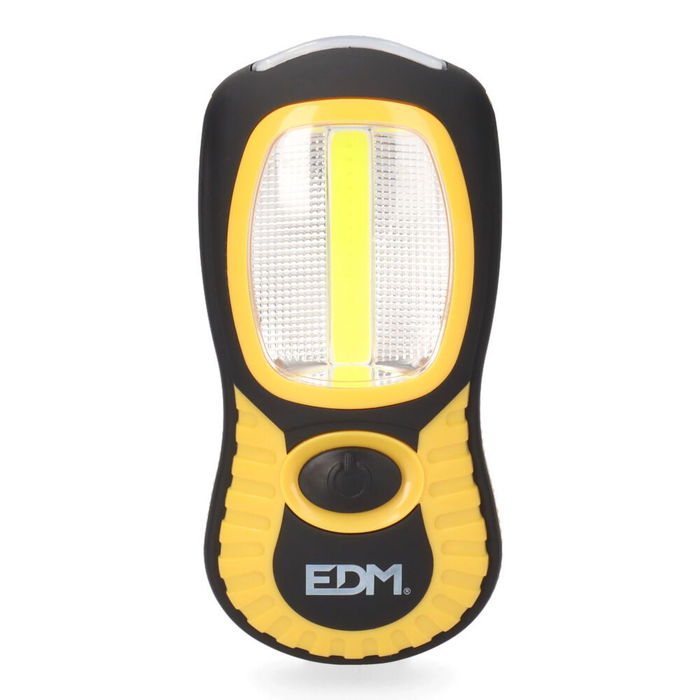 Edm Linterna led XL doble función con gancho + imán 230 lm, frontal + lateral, funciona con 3 x AAA (incluidas) Edm Linterna led XL doble función con gancho + imán 230 lm, frontal + lateral, funciona con 3 x AAA (incluidas)