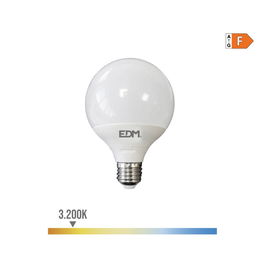 Edm Bombilla Globo LED E27 15W 1521LM 3200K Luz Calida Ø125 x 160 mm