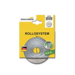 Schellenberg Cinta de persiana gris 14 mm x 6 m Nylon